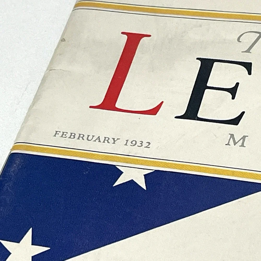 1932 The American LEGION Monthly Magazine February Vintage